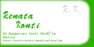 renata konti business card